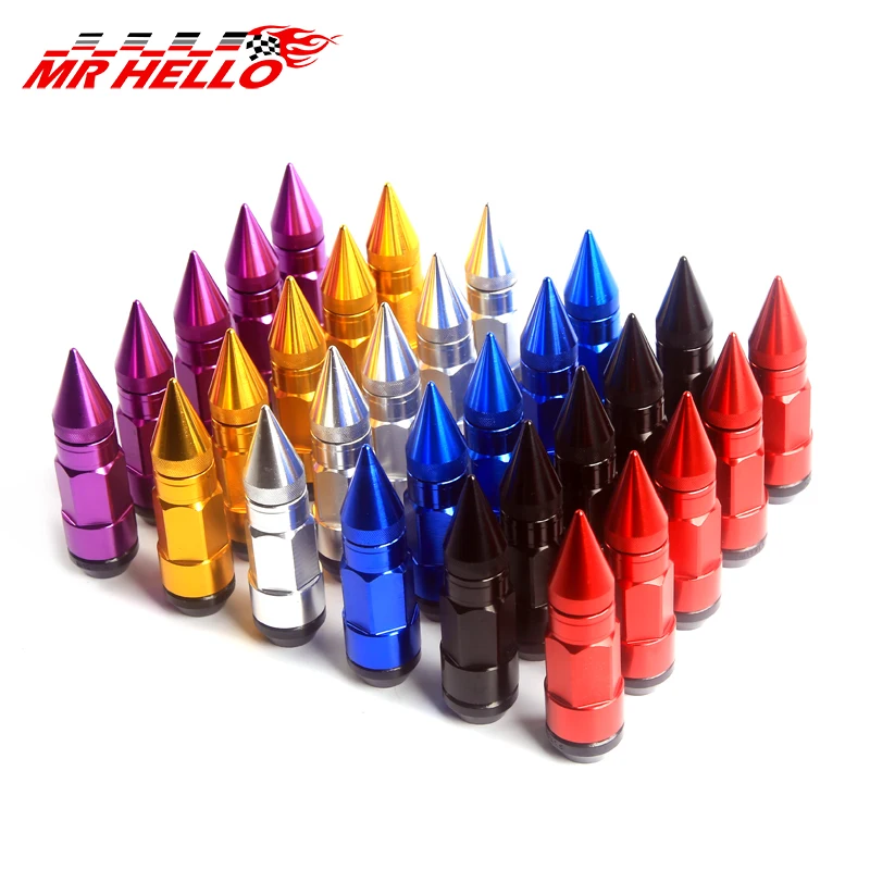 mrhello Car Styling Wheel Nuts M12X1.5/M12X1.25 Racing Composite Nut Anti Theft Steel Lock Wheel Lug Nut Bolt With Spikes
mrhello Car Styling Wheel Nuts M12X1.5/M12X1.25 Racing Composite Nut Anti Theft Steel Lock Wheel Lug Nut Bolt With Spikes