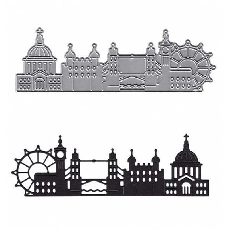 Estel London Building Metal Steel Cutting Dies Stencil 141*47mm for Scrapbooking Card Making New Embossing Die Cut Template
Estel London Building Metal Steel Cutting Dies Stencil 141*47mm for Scrapbooking Card Making New Embossing Die Cut Template