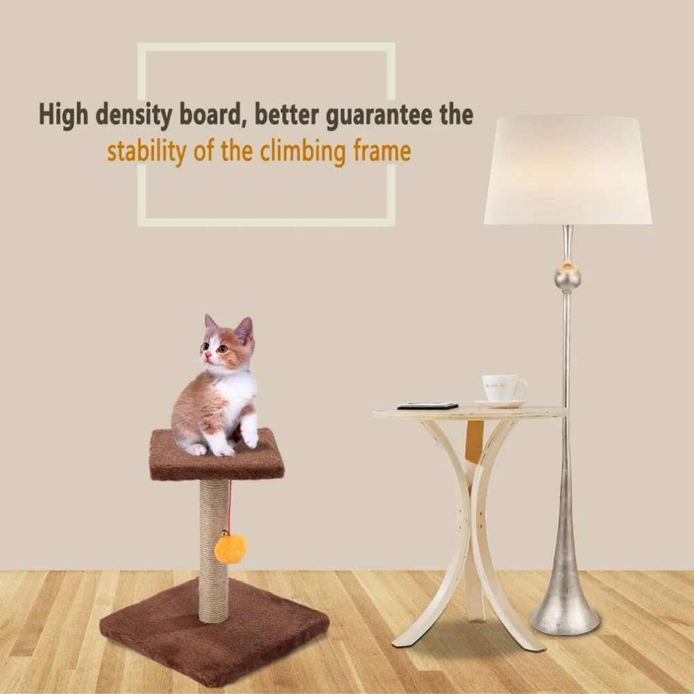 M30-2 Pet Cat Tree Climbing Frame Toy with Ball Shape Bell Toy Cat Scratching Posts Cat Scratch Board Jumping Training Toy
M30-2 Pet Cat Tree Climbing Frame Toy with Ball Shape Bell Toy Cat Scratching Posts Cat Scratch Board Jumping Training Toy