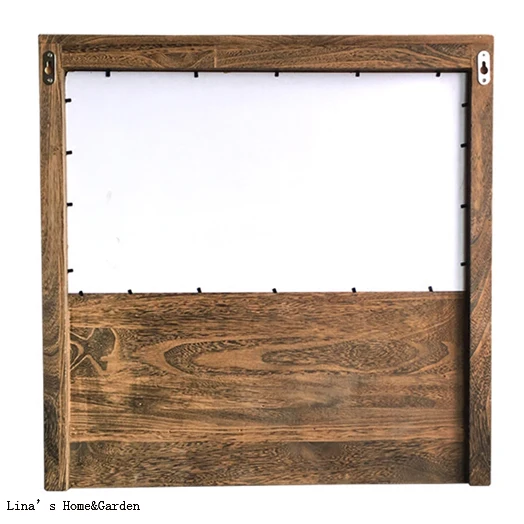 nice color solid wall mounted wooden shelf with blackboard (3)
