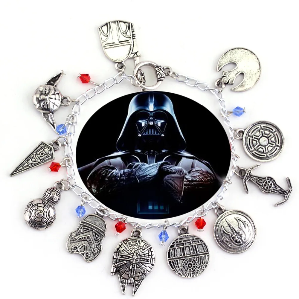 Wholesale Star Wars Charms Bracelets & Bangles Jedi Knight Jedi Power Battles BB 8 Robot Spacecraft Darth Vader Helmet Bracelets
Wholesale Star Wars Charms Bracelets & Bangles Jedi Knight Jedi Power Battles BB 8 Robot Spacecraft Darth Vader Helmet Bracelets