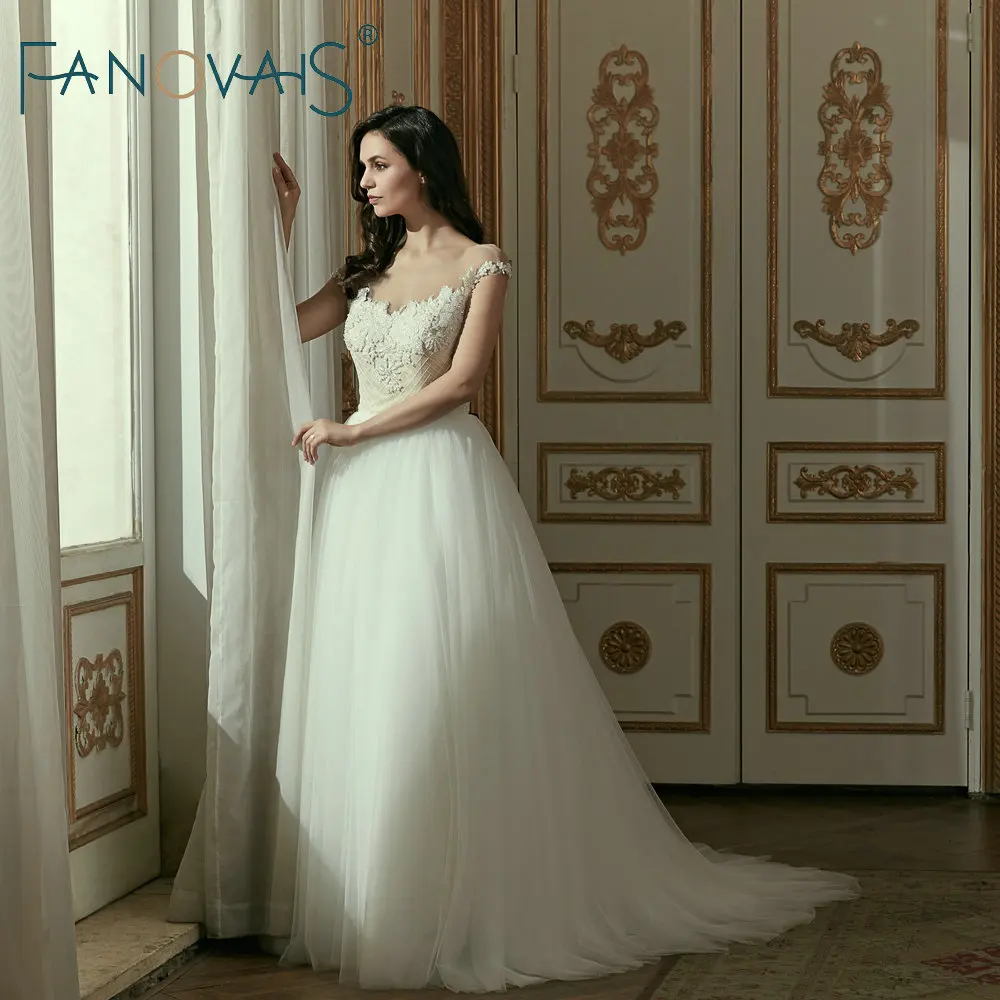 2019 Tulle Wedding Dress Cape Sleeves Beads Bridal Gowns Robe De Mariage Vestido De Noiva Princesa Luxo Vistido De Casamento
2019 Tulle Wedding Dress Cape Sleeves Beads Bridal Gowns Robe De Mariage Vestido De Noiva Princesa Luxo Vistido De Casamento