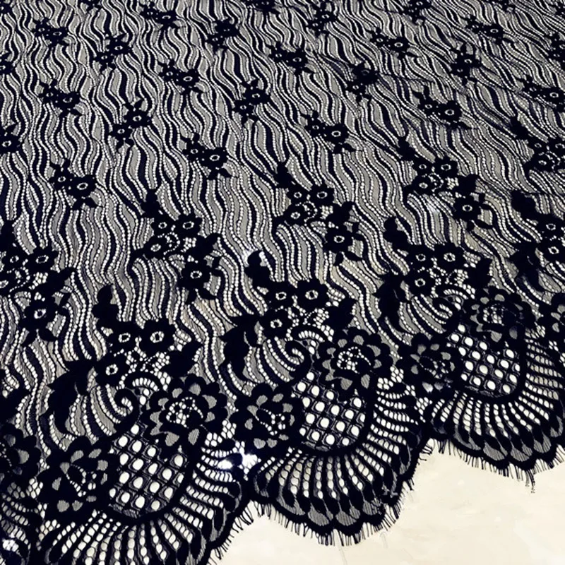 New high quality swiss voile tulle Lace Fabric for sewing Bridal dress material black and ivory color
New high quality swiss voile tulle Lace Fabric for sewing Bridal dress material black and ivory color