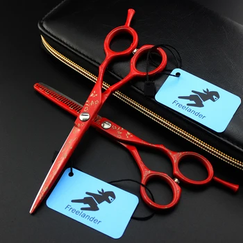 Japan 440C 6.0inch Red Scissors Hair Professional Barber Scissors Hair Cutting Scissors Hairdressing Shears Hair Scissors Set
Japan 440C 6.0inch Red Scissors Hair Professional Barber Scissors Hair Cutting Scissors Hairdressing Shears Hair Scissors Set