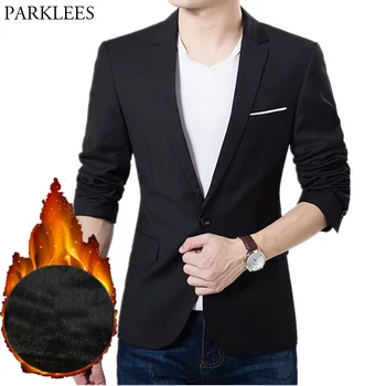Winter Warm Thicken Blazer Men Fashion Casual Business Blazer Suit Mens Silm Fit Single Button Suit Jacket Men Costume Homme 5XL
Winter Warm Thicken Blazer Men Fashion Casual Business Blazer Suit Mens Silm Fit Single Button Suit Jacket Men Costume Homme 5XL