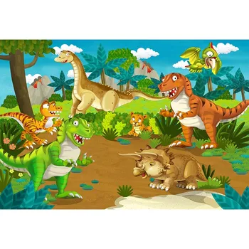 Vinyl Dinosaur Party Backdrop for Photography Forest Animals children Birthday Photo Background for Pictures Decor Backdrop
Vinyl Dinosaur Party Backdrop for Photography Forest Animals children Birthday Photo Background for Pictures Decor Backdrop