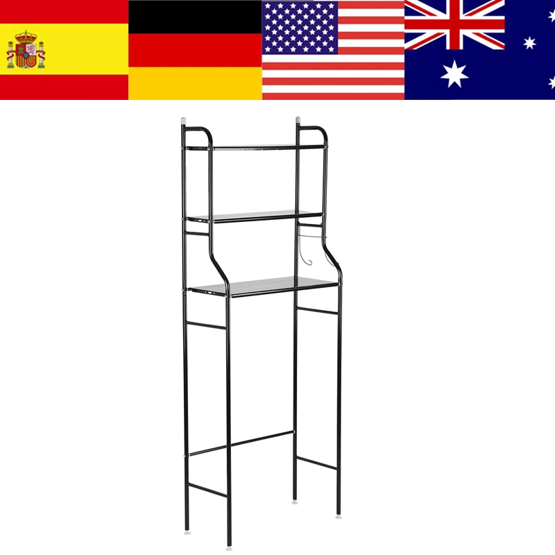 3-Tier Iron Toilet Towel Storage Rack Holder Over Bathroom Shelf Organizer Black
3-Tier Iron Toilet Towel Storage Rack Holder Over Bathroom Shelf Organizer Black