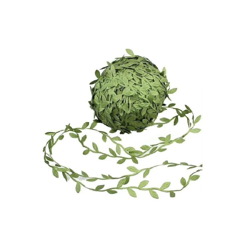 Decora Green Artificial Silk Leaf Ribbon Trim 100 Yard for DIY Craft Wreath Making Gift Wraping Home Party Decoration
Decora Green Artificial Silk Leaf Ribbon Trim 100 Yard for DIY Craft Wreath Making Gift Wraping Home Party Decoration