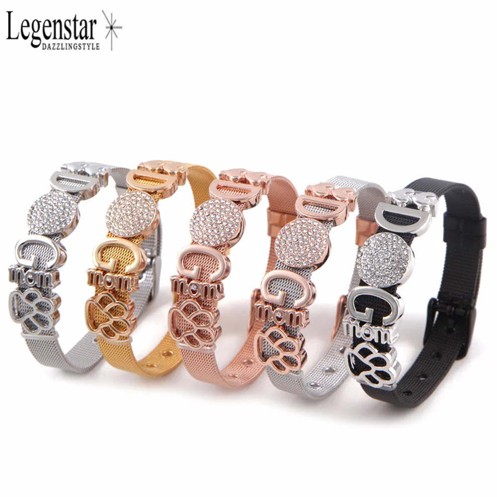 Legenstar Mesh Bracelet With Mom Love Dog Dog Paw Print Slide Keep Stainless Steel Set Bangle Charms Jewelry Gift For Women Men
Legenstar Mesh Bracelet With Mom Love Dog Dog Paw Print Slide Keep Stainless Steel Set Bangle Charms Jewelry Gift For Women Men
