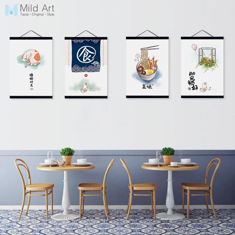 Kawaii Cat Chinese Food Quotes A4 Wooden Framed Canvas Paintings Oriental Kitchen Restaurant Home Decor Wall Art Pictures Scroll
Kawaii Cat Chinese Food Quotes A4 Wooden Framed Canvas Paintings Oriental Kitchen Restaurant Home Decor Wall Art Pictures Scroll