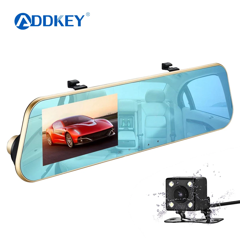 ADDKEY dash cam mirror dash camera dual camera lens car dvr with two camera rearview mirror dashcam full hd 1080P video recorder
ADDKEY dash cam mirror dash camera dual camera lens car dvr with two camera rearview mirror dashcam full hd 1080P video recorder