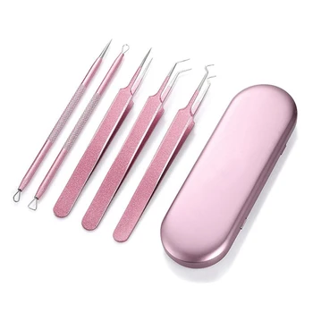 5pcs/pack Acne Needle Kits Stainless Steel Blackhead Removal Extractor Pimple Removal Tools Facial Cleanser
5pcs/pack Acne Needle Kits Stainless Steel Blackhead Removal Extractor Pimple Removal Tools Facial Cleanser