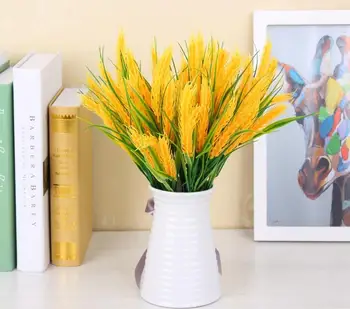 5pcs Artificial Wheat spike Branch Plant Wall For Flower Arrangement Props Wedding Bouquet Home Bar Hotel Decoration
5pcs Artificial Wheat spike Branch Plant Wall For Flower Arrangement Props Wedding Bouquet Home Bar Hotel Decoration