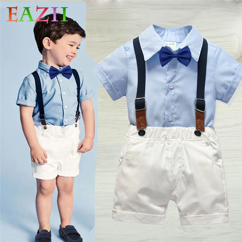 2019 2PCS Baby Infant Boys Short Sleeve Romper Clothes Gentleman Toddler Pants Set Outfits Summer Party Baby Clothes For Wedding
2019 2PCS Baby Infant Boys Short Sleeve Romper Clothes Gentleman Toddler Pants Set Outfits Summer Party Baby Clothes For Wedding