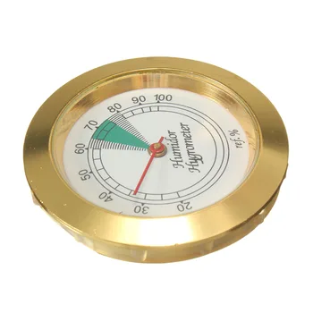 43mm Diameter Precision Analog Hygrometer Moisture Humidor Golden Pointer Meter For Tobacco Cigar Easy To Carry
43mm Diameter Precision Analog Hygrometer Moisture Humidor Golden Pointer Meter For Tobacco Cigar Easy To Carry