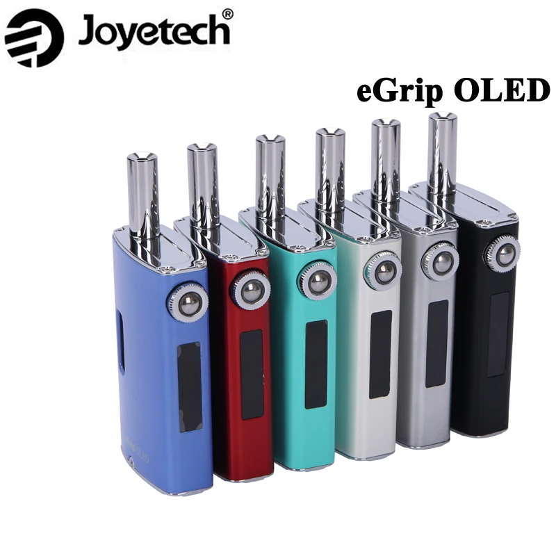 E Cigarettes Upgraded Joyetech eGrip OLED / eGrip VT Starter Kit 30W Version with Built-in Atomizer VV VW Box Mod Vape Vaporizer
E Cigarettes Upgraded Joyetech eGrip OLED / eGrip VT Starter Kit 30W Version with Built-in Atomizer VV VW Box Mod Vape Vaporizer