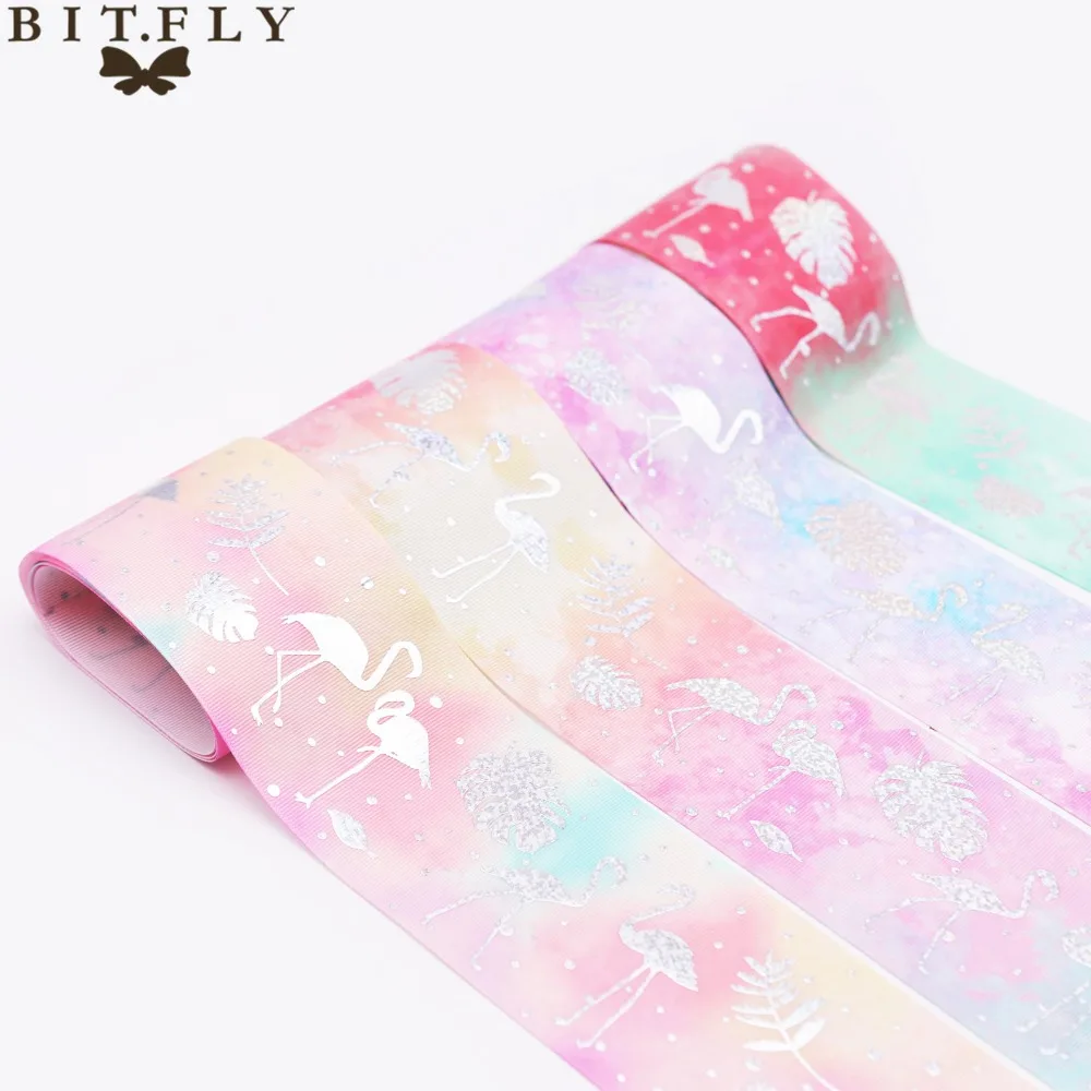 BIT.FLY(7.5cmx1Yard )Wedding Decor Flamingo Turtle Leaf Foil Sliver Grosgrain Ribbon Birthda Party DIY Gift Package Decorations
BIT.FLY(7.5cmx1Yard )Wedding Decor Flamingo Turtle Leaf Foil Sliver Grosgrain Ribbon Birthda Party DIY Gift Package Decorations