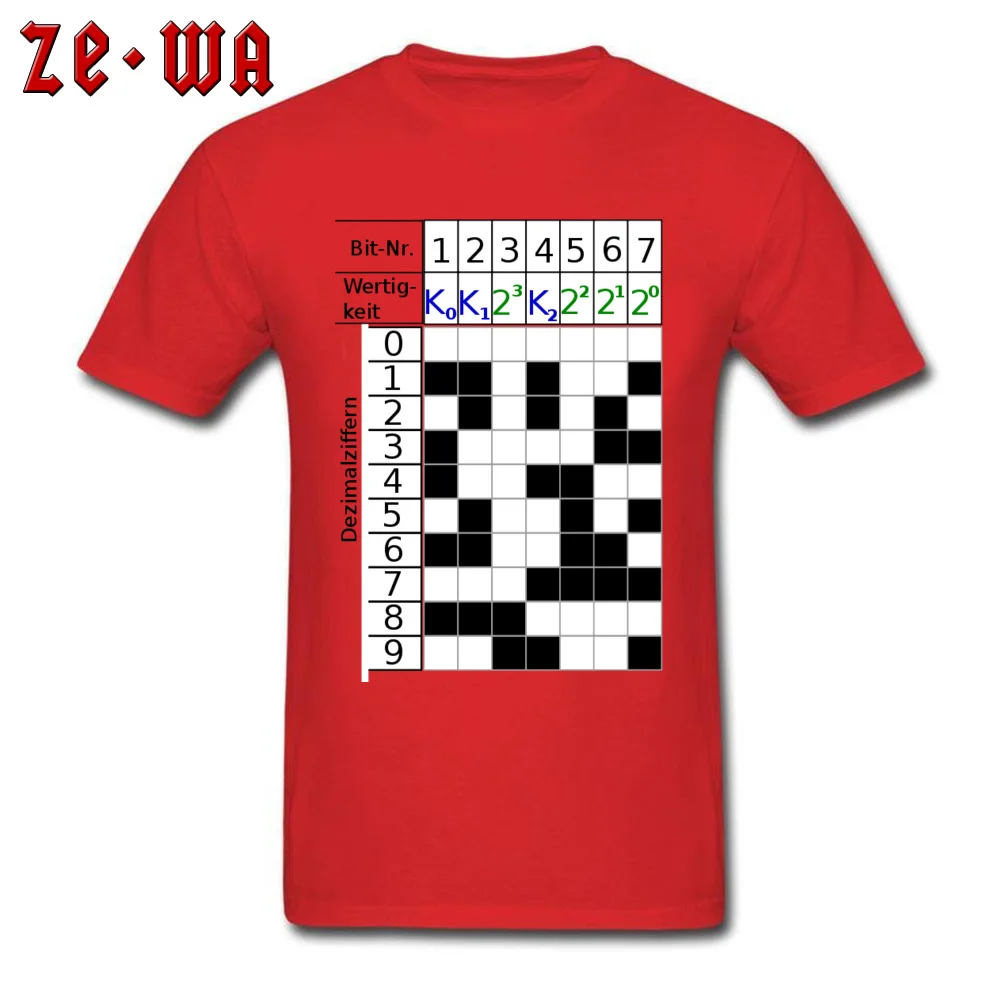 Code Hamming T Shirts 2018 Popular Short Sleeve Simple Style Cotton O-Neck Men's Tops Tees Comics Top T-shirts Summer Autumn Code Hamming red