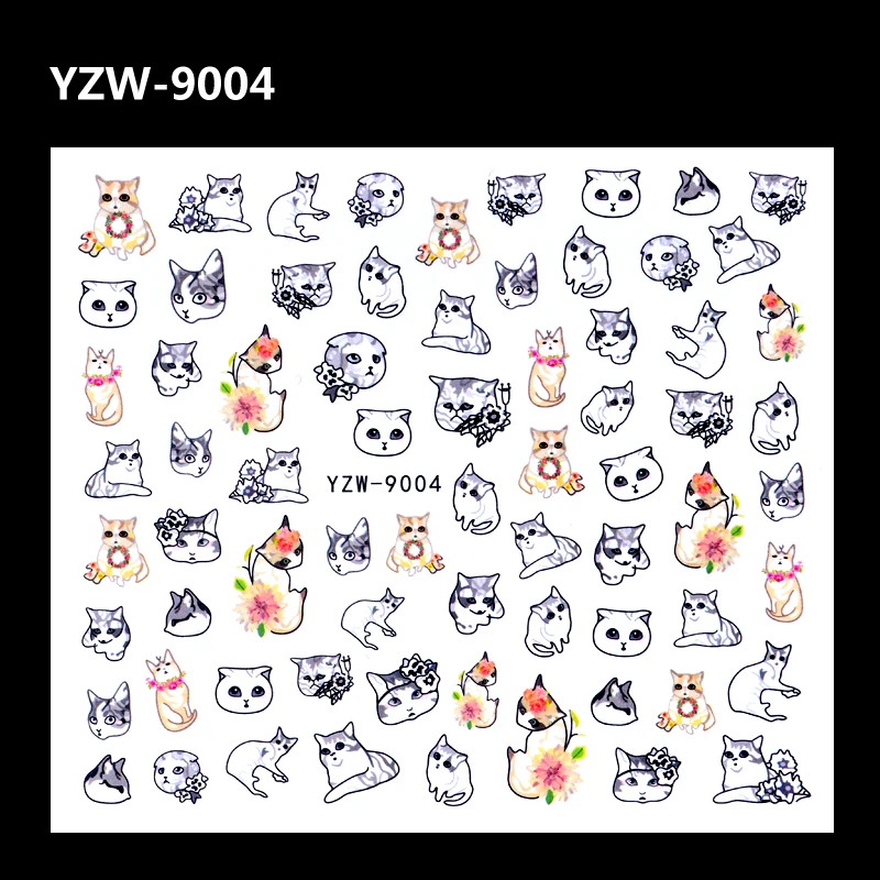 LCJ 1 Sheet New Fashion Lovely Sweet Water Transfer 3D Grey Cute Cat Nail Art Sticker Full Wraps Manicure Decal DIY
LCJ 1 Sheet New Fashion Lovely Sweet Water Transfer 3D Grey Cute Cat Nail Art Sticker Full Wraps Manicure Decal DIY