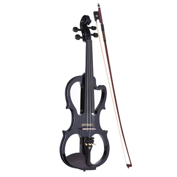 ammoon VE-201 Full Size 4/4 Solid Wood Silent Electric Violin Fiddle Maple Body Ebony Fingerboard Pegs Chin Rest Tailpiece
ammoon VE-201 Full Size 4/4 Solid Wood Silent Electric Violin Fiddle Maple Body Ebony Fingerboard Pegs Chin Rest Tailpiece
