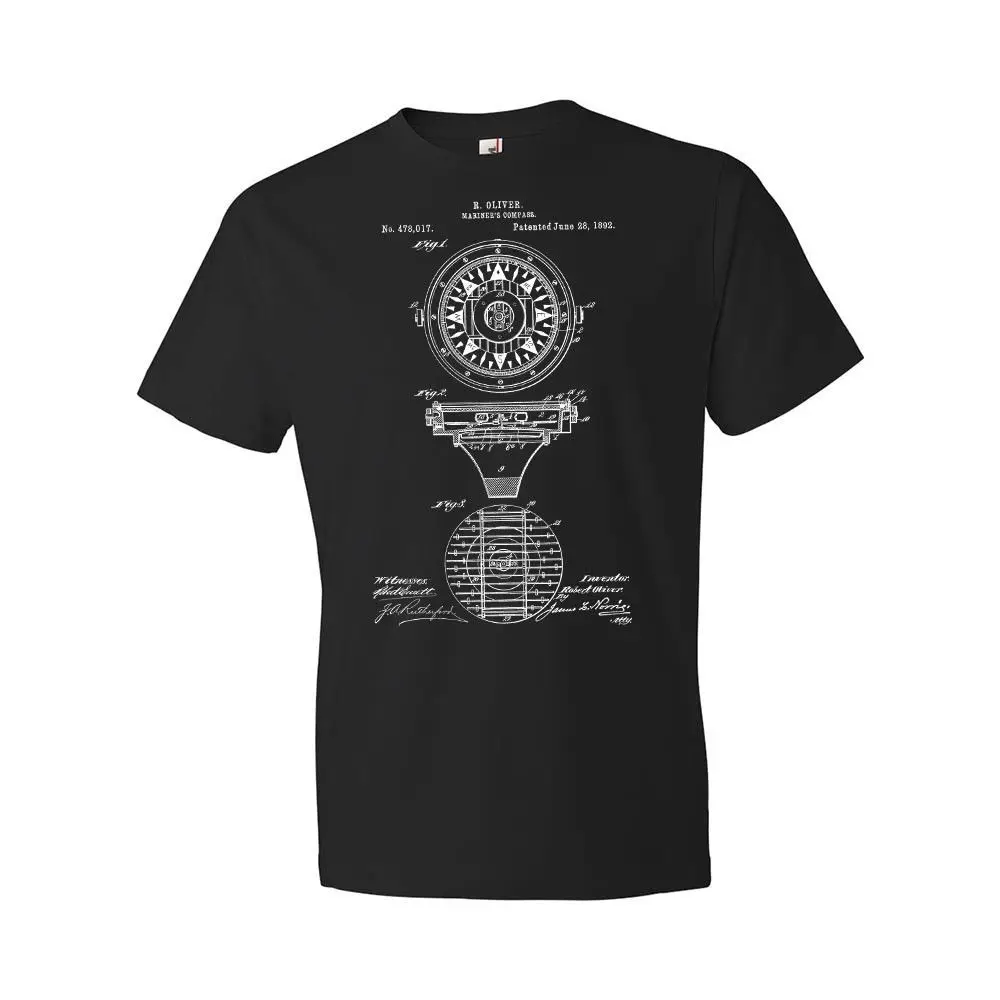 2018 Hot Sale New Men'S T Shirt Mariners Compass T-Shirt Nautical Navigation Sailing Sailor Navy Gift Patent Art O-Neck Tee
2018 Hot Sale New Men'S T Shirt Mariners Compass T-Shirt Nautical Navigation Sailing Sailor Navy Gift Patent Art O-Neck Tee