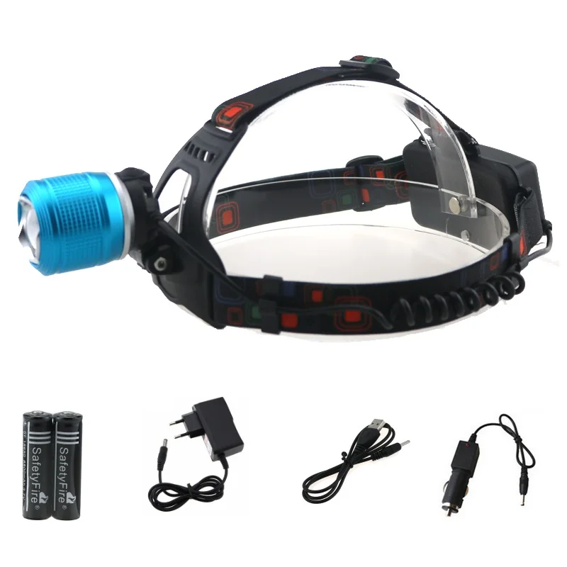 2000 Lumens Zoomable Cree XM-T6 LED Bicycle Helmet Headlamp Bike Light Torch + 2x 18650 Battery + AC Charger + Car Charger
2000 Lumens Zoomable Cree XM-T6 LED Bicycle Helmet Headlamp Bike Light Torch + 2x 18650 Battery + AC Charger + Car Charger