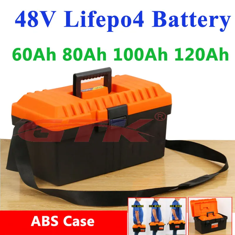48V 60Ah 80Ah 100Ah 120Ah LiFepo4 lithium battery pack with BMS for 5000w motorhome electric car solar energy+10A charger
48V 60Ah 80Ah 100Ah 120Ah LiFepo4 lithium battery pack with BMS for 5000w motorhome electric car solar energy+10A charger