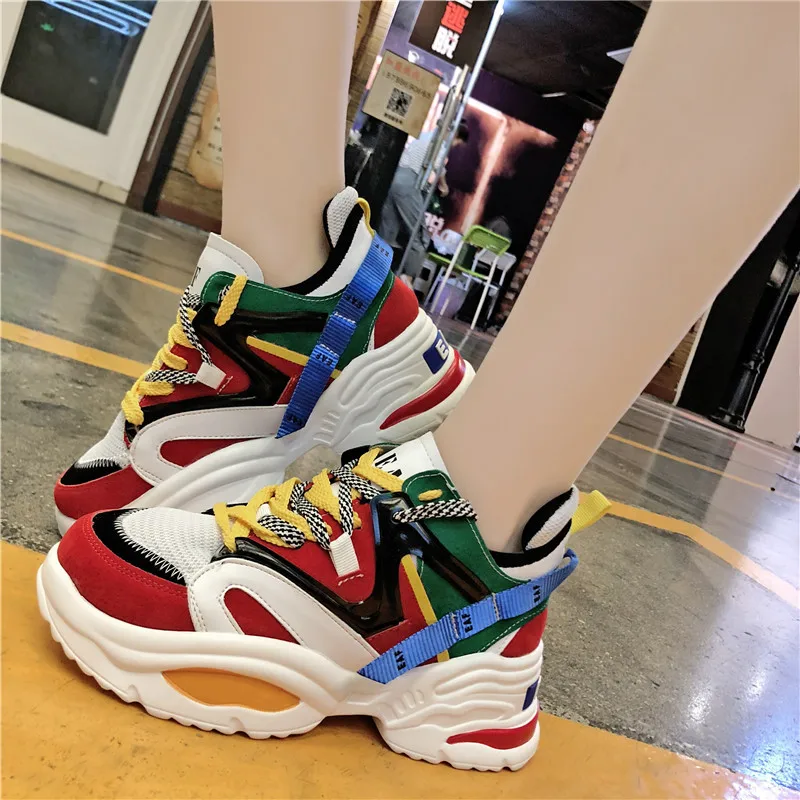 Height Increasing Women Casual Shoes White Platform Sneakers Walking Chunky Sneakers Dad Shoes Cushioning Footwear Basket Femme
Height Increasing Women Casual Shoes White Platform Sneakers Walking Chunky Sneakers Dad Shoes Cushioning Footwear Basket Femme