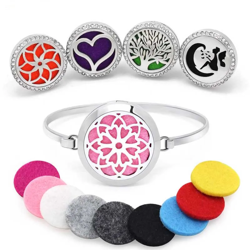aromatherapy locket pads 22mm-4