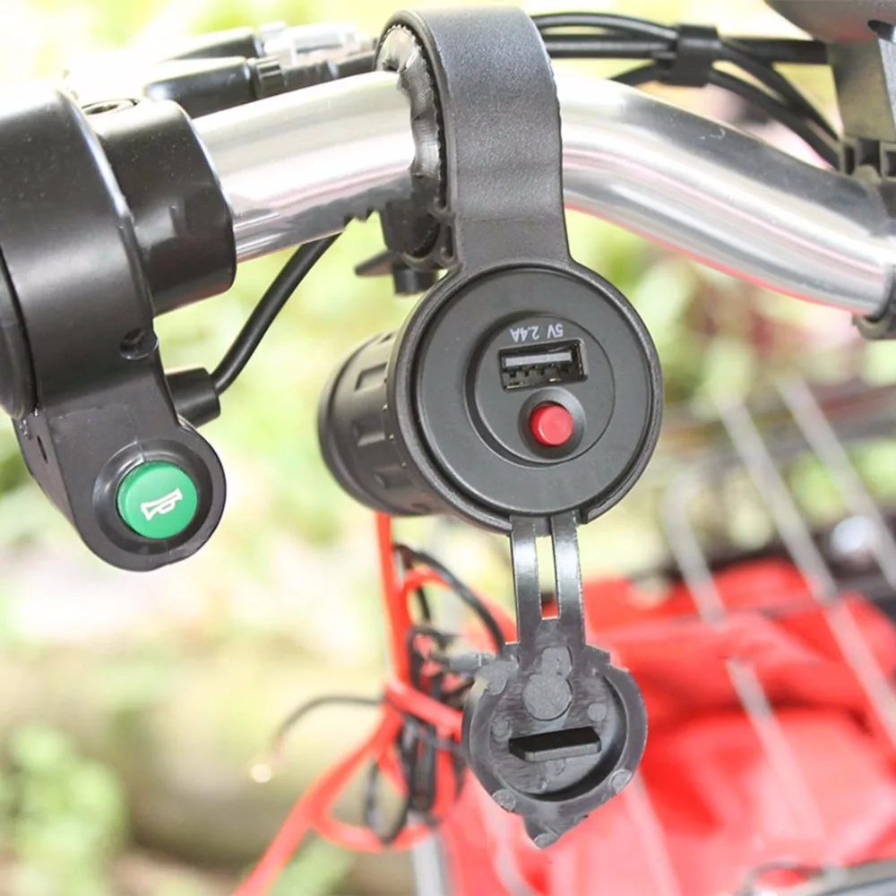 Waterproof Motorcycle Handlebar USB Charger With Switch Control Charging Socket Power Charger Adapter Moto Accessories
Waterproof Motorcycle Handlebar USB Charger With Switch Control Charging Socket Power Charger Adapter Moto Accessories