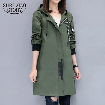 fashion autumn women jacket 2018 Hood Medium Long Army Green Female jacket women long sleeve casual women coat 1260 40
fashion autumn women jacket 2018 Hood Medium Long Army Green Female jacket women long sleeve casual women coat 1260 40