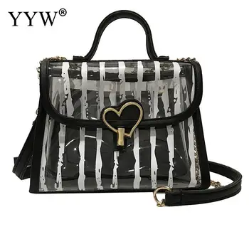 Black Striped Transparent Bag Women Clear Crossbody Bag Fashion 2019 Jelly Small Handbag Wallet Purse Pink Tote Bolso Mujer Blue
Black Striped Transparent Bag Women Clear Crossbody Bag Fashion 2019 Jelly Small Handbag Wallet Purse Pink Tote Bolso Mujer Blue