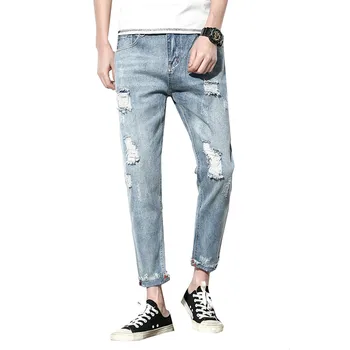 Jeans Homme Hole Design Pants Cacual Streetwear Men Jeans Masculino Denim Zipper Spring Summer Biker Jeans Plus Size 28-40 42 44
Jeans Homme Hole Design Pants Cacual Streetwear Men Jeans Masculino Denim Zipper Spring Summer Biker Jeans Plus Size 28-40 42 44