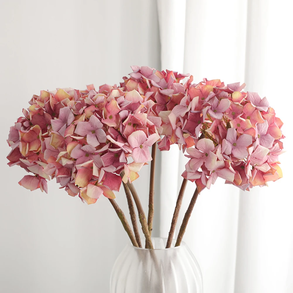Artificial Hydrangea Flower Living Room Table Silk Hydrangea Bouquet Wedding Ceremony Decoration Home Hotel Indoor Fake Flower
Artificial Hydrangea Flower Living Room Table Silk Hydrangea Bouquet Wedding Ceremony Decoration Home Hotel Indoor Fake Flower