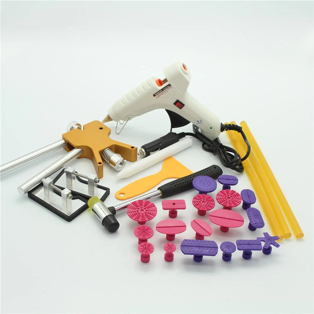 PDR Paintless Dent Repair Tool PDR Glue Tabs Dent Lifter Removal Tools Hail Damage Repair Hand Tool Set with plug glue gun 40W A
PDR Paintless Dent Repair Tool PDR Glue Tabs Dent Lifter Removal Tools Hail Damage Repair Hand Tool Set with plug glue gun 40W A