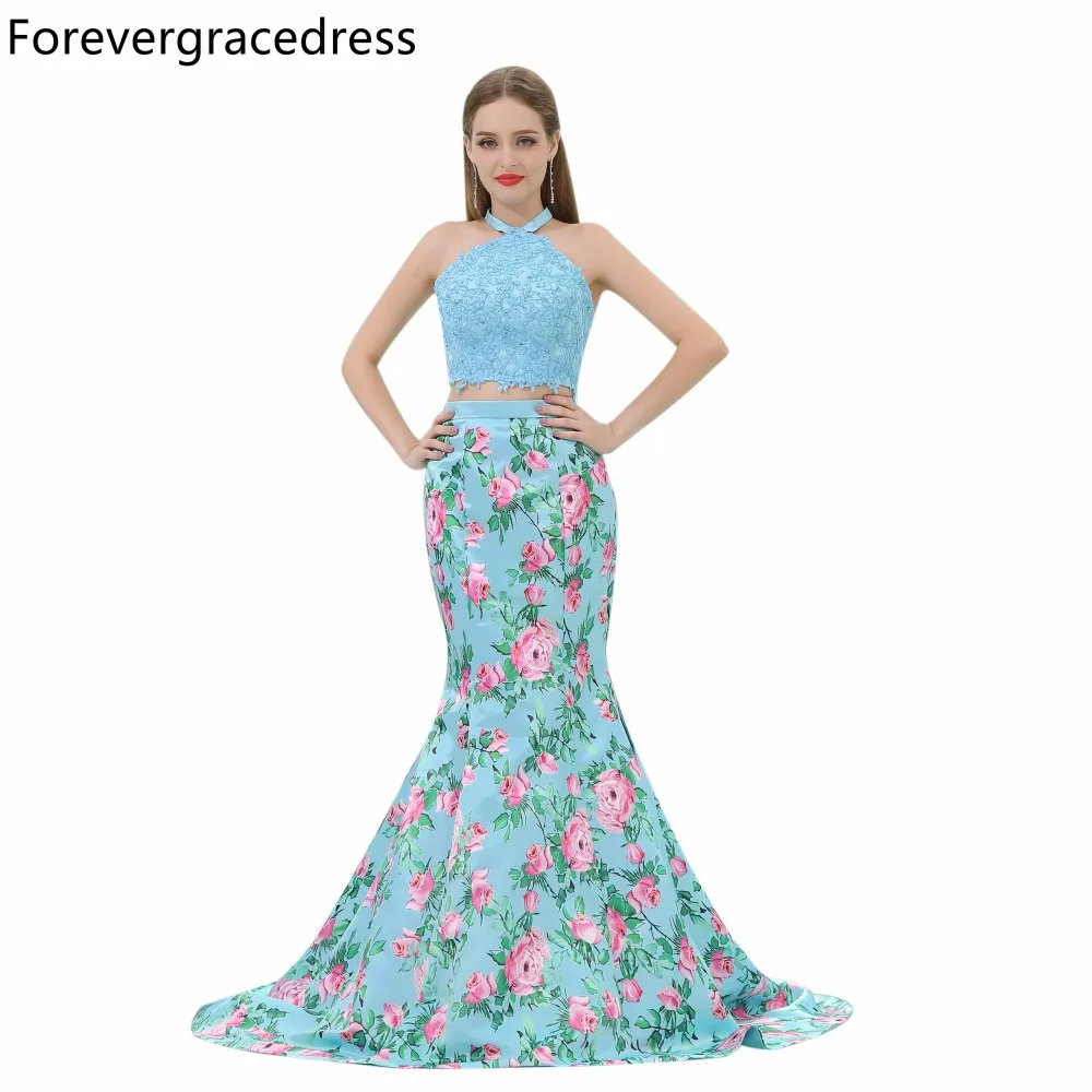 Forevergracedress Gorgeous Mermaid Prom Dress Sexy Halter Two Pieces Backless Long Evening Party Gown Plus Size Custom Made
Forevergracedress Gorgeous Mermaid Prom Dress Sexy Halter Two Pieces Backless Long Evening Party Gown Plus Size Custom Made