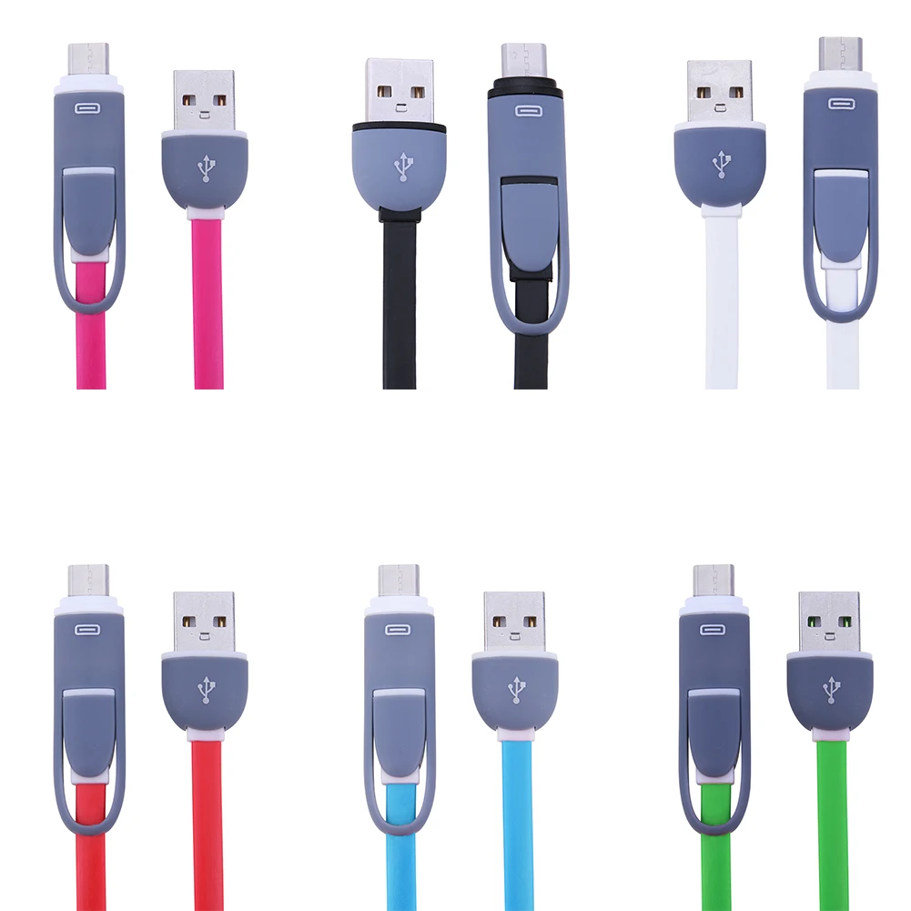ALLOYSEED 1m 2 in 1 Quick Charging USB Cable USB to Type-C/Micro Wire Smart Phone Accessories for samsung s9 For one plus 6
ALLOYSEED 1m 2 in 1 Quick Charging USB Cable USB to Type-C/Micro Wire Smart Phone Accessories for samsung s9 For one plus 6