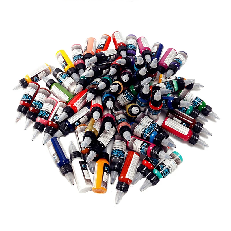 Tattoo New Design 60 Basic Colors Tattoo Ink Set Pigment Kit 1oz (30ml) Professional Tattoo Supply for Tattoo Kit
Tattoo New Design 60 Basic Colors Tattoo Ink Set Pigment Kit 1oz (30ml) Professional Tattoo Supply for Tattoo Kit
