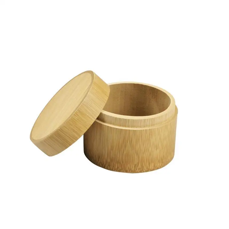 Mini Round Bamboo Tea Box Maccha Storage Box Canister Column Tea Jar Caddy Storage Case Handmade Organizer
Mini Round Bamboo Tea Box Maccha Storage Box Canister Column Tea Jar Caddy Storage Case Handmade Organizer
