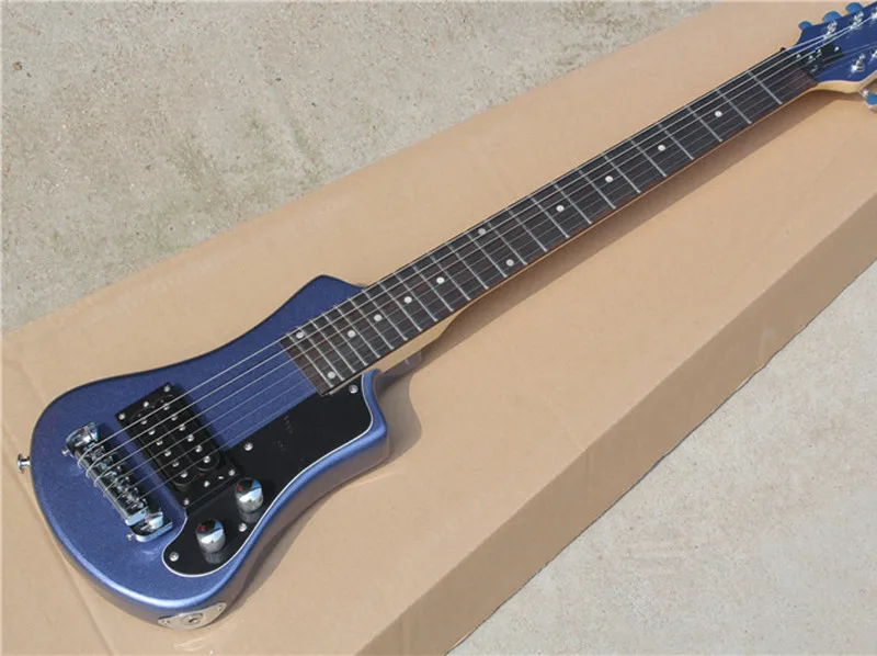 Factory Wholesale Purple Color Travel Electric Guitar with H Pickup,Rosewood Fingerboard,Chrome Hardwares,Offer Customized
Factory Wholesale Purple Color Travel Electric Guitar with H Pickup,Rosewood Fingerboard,Chrome Hardwares,Offer Customized