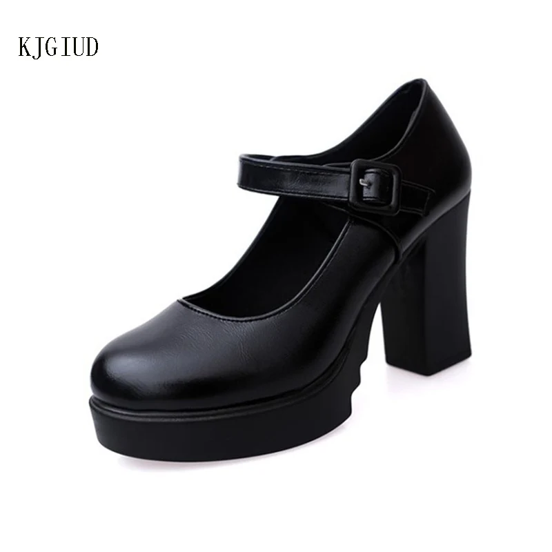 2019 spring and autumn women's thick with high heels professional work word buckle single shoes women tacones mujer talon femme
2019 spring and autumn women's thick with high heels professional work word buckle single shoes women tacones mujer talon femme