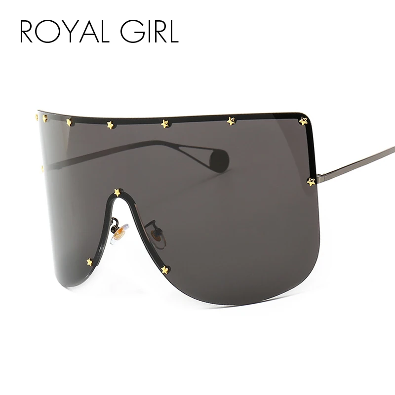 Royal Girl Fashion Oversized Goggle Sunglasses Women Brand Designer Vintage Sun Glasses Men Pentagram Female Male Shades ss301
Royal Girl Fashion Oversized Goggle Sunglasses Women Brand Designer Vintage Sun Glasses Men Pentagram Female Male Shades ss301