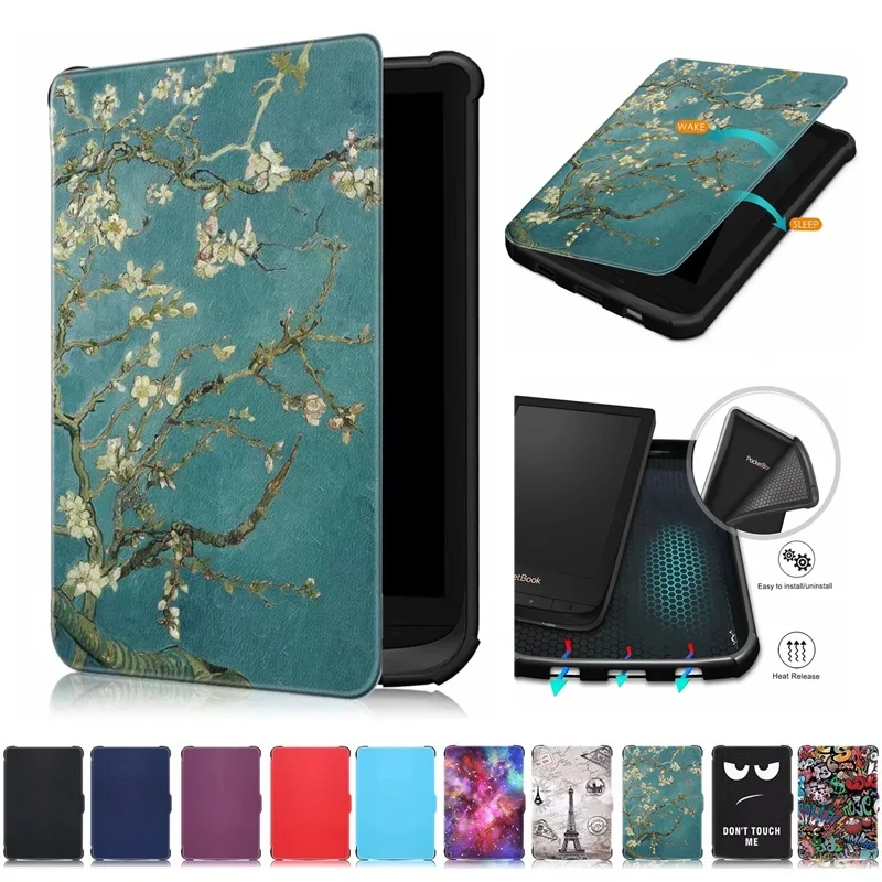 TPU Leather Case For Pocketbook 616 627 632 6'' Ereader Book Case For PocketBook Basic Lux 2 book Touch Lux 4 Cover Case+Gift
TPU Leather Case For Pocketbook 616 627 632 6'' Ereader Book Case For PocketBook Basic Lux 2 book Touch Lux 4 Cover Case+Gift