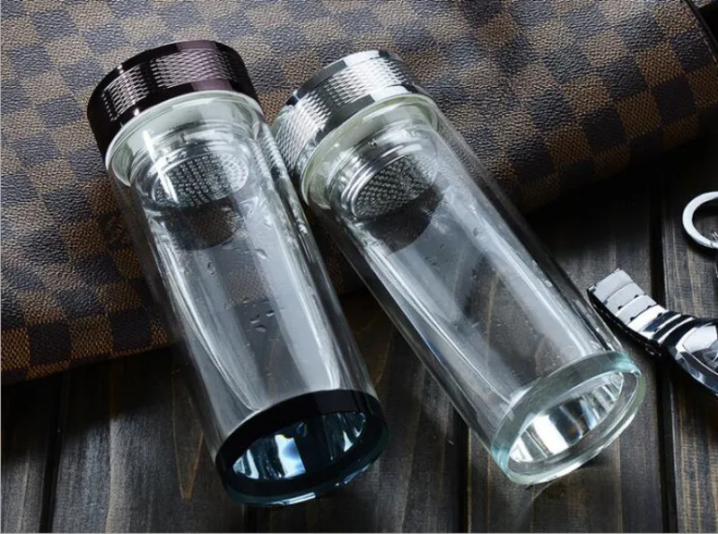 Фото Новый стиль Офисная стеклянная чашка Высококачественная бутылка для питья с
