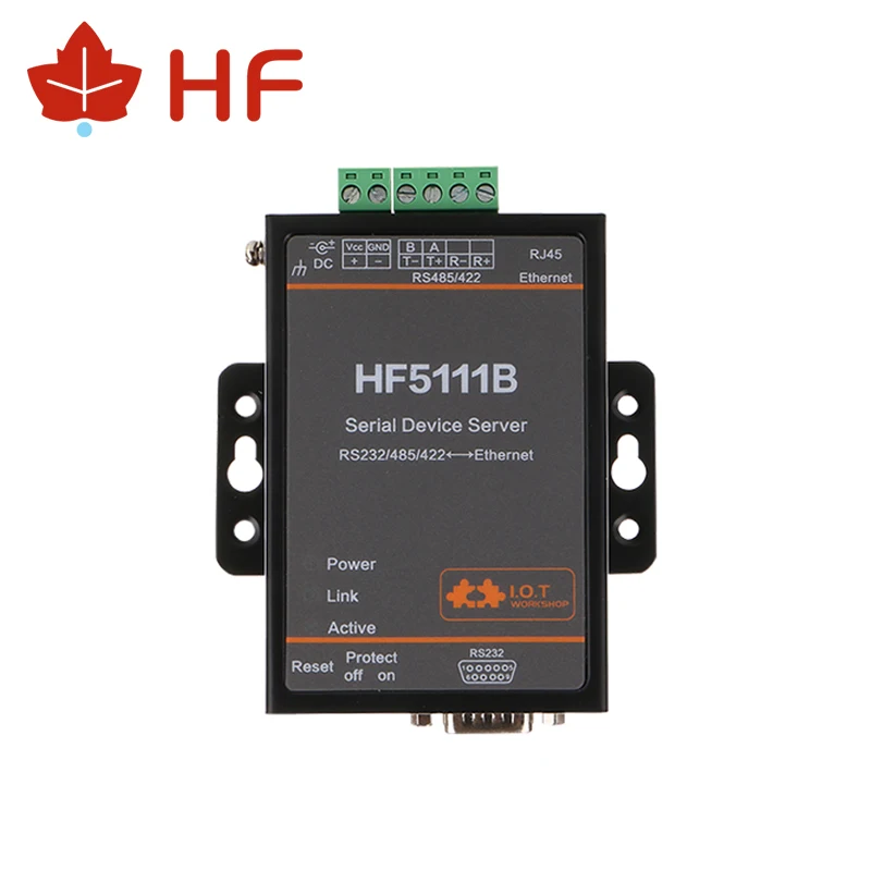 HF5111B Serial Device Server RS232/RS485/RS422 Serial to Ethernet Free RTOS Serial Server F22498
HF5111B Serial Device Server RS232/RS485/RS422 Serial to Ethernet Free RTOS Serial Server F22498