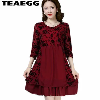 TEAEGG Plus Size Dresses For Women 4XL 5XL Spring Autumn Mini Dress 2020 Femme Clothes Womens Dresses New Arrival Vestidos B5
TEAEGG Plus Size Dresses For Women 4XL 5XL Spring Autumn Mini Dress 2020 Femme Clothes Womens Dresses New Arrival Vestidos B5