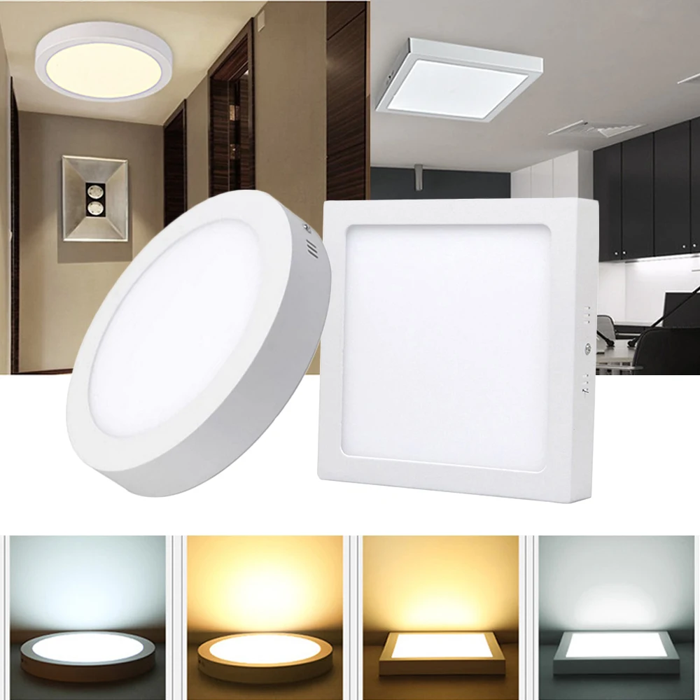 6/12/18/24W Led Panel Lamp AC85-265V Ceiling Light 2835 LED Spotlight Surface-mounted for Corridor Aisle Hotel Bathroom Lighting
6/12/18/24W Led Panel Lamp AC85-265V Ceiling Light 2835 LED Spotlight Surface-mounted for Corridor Aisle Hotel Bathroom Lighting