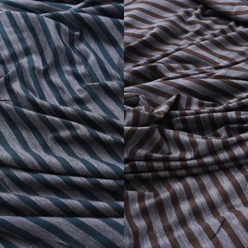 150CM Wide 300G/M Blue Brown Stripe Knitted Wool Fabric for Autumn Spring Suit Dress Jacket T-shirt H438
150CM Wide 300G/M Blue Brown Stripe Knitted Wool Fabric for Autumn Spring Suit Dress Jacket T-shirt H438