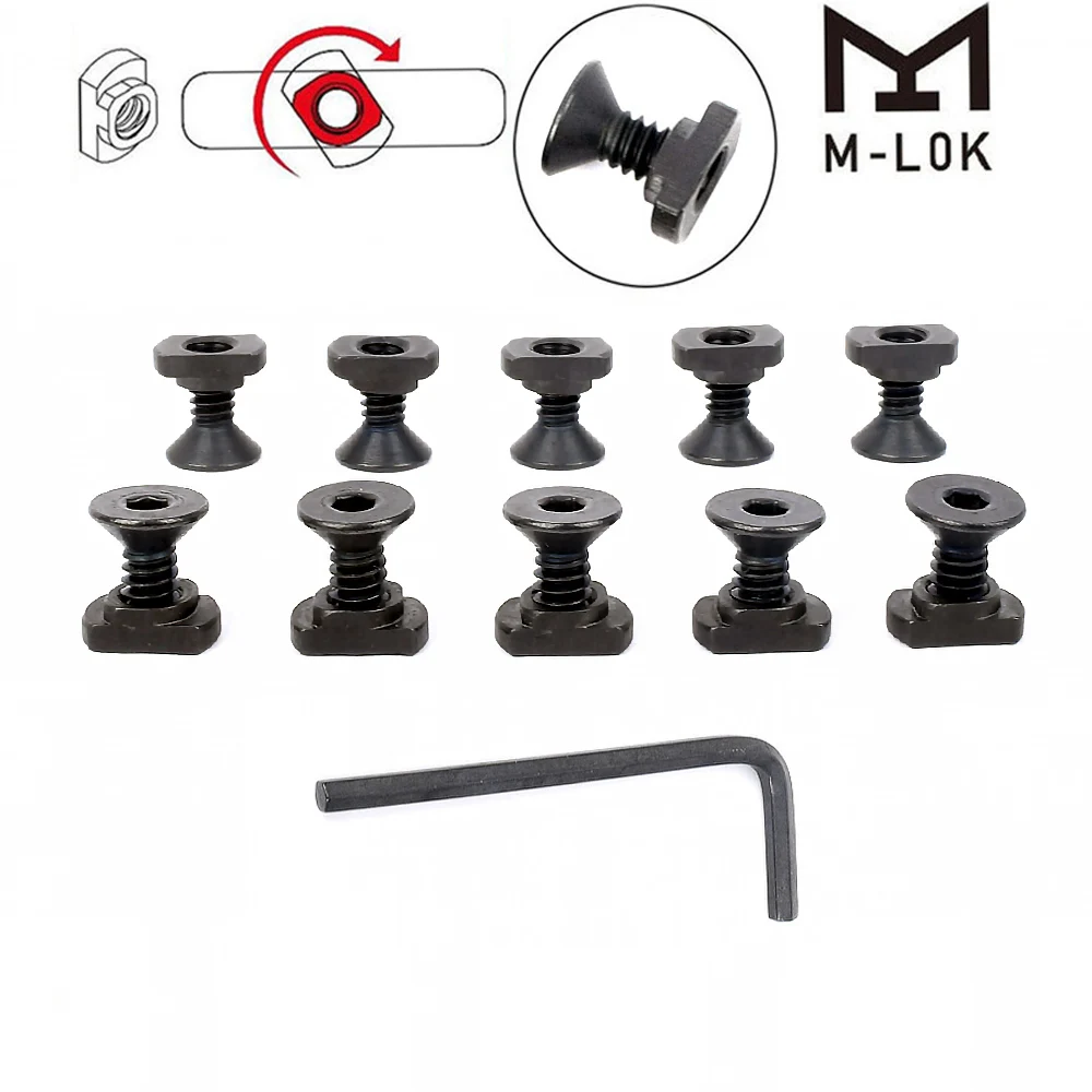 WIPSON 10 Pack M-LOK Screw And Nut Replacement For MLOK Handguard Rail Sections Hunting
WIPSON 10 Pack M-LOK Screw And Nut Replacement For MLOK Handguard Rail Sections Hunting