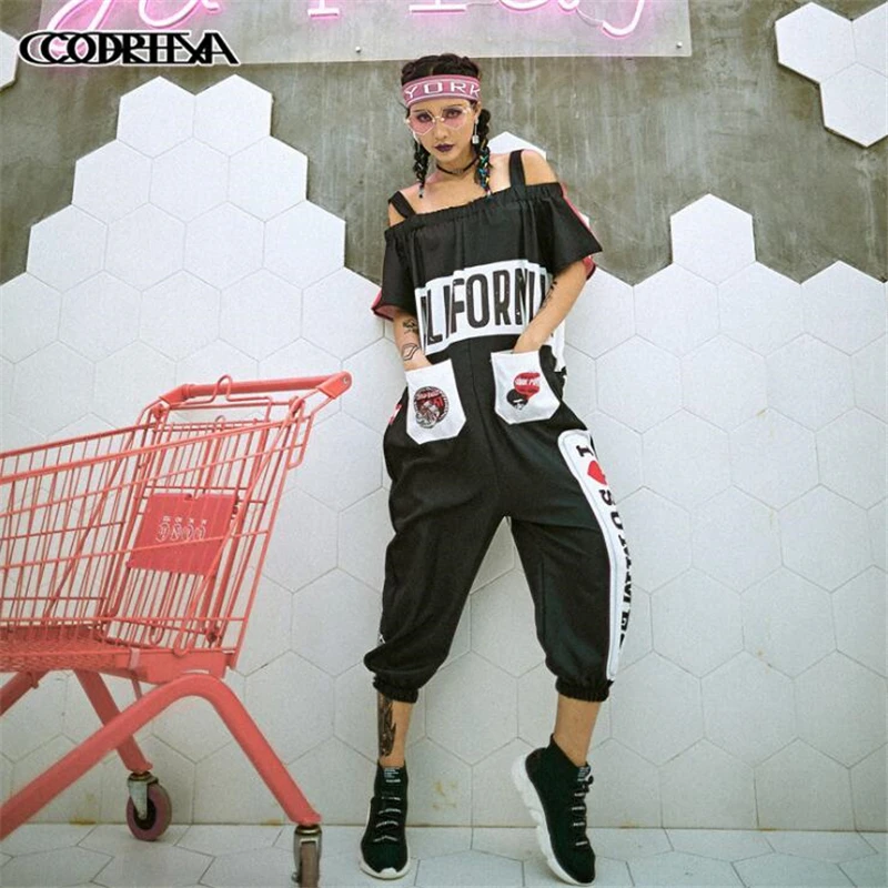 Cartoon fashion Print Sexy Women Loose Rompers Chiffon Sling Off Shoulde Pockets Office Rompers Women Jumpsuit Female Overalls
Cartoon fashion Print Sexy Women Loose Rompers Chiffon Sling Off Shoulde Pockets Office Rompers Women Jumpsuit Female Overalls